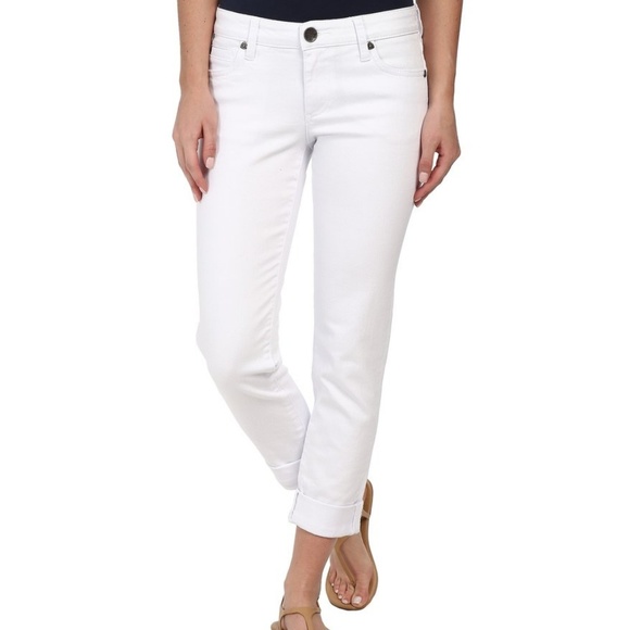 Kut from the Kloth Denim - Kut From the Kloth White Capri "Catherine"